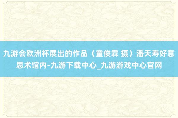 九游会欧洲杯展出的作品（童俊霖 摄）潘天寿好意思术馆内-九游下载中心_九游游戏中心官网